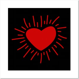 Love Heart for Valentine's Day Posters and Art